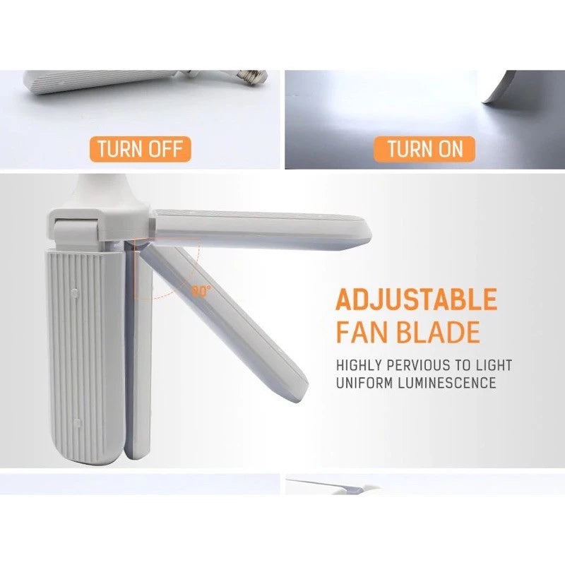 FOLDABLE FAN BLADE LED LIGHT 45WATTS