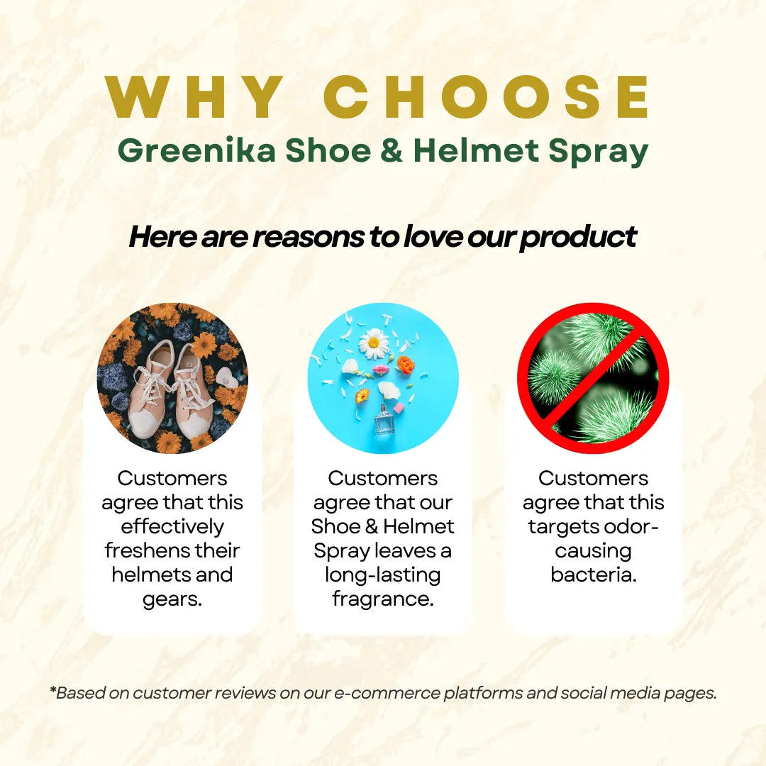 GREENIKA Shoe & Helmet Deodorizer Spray