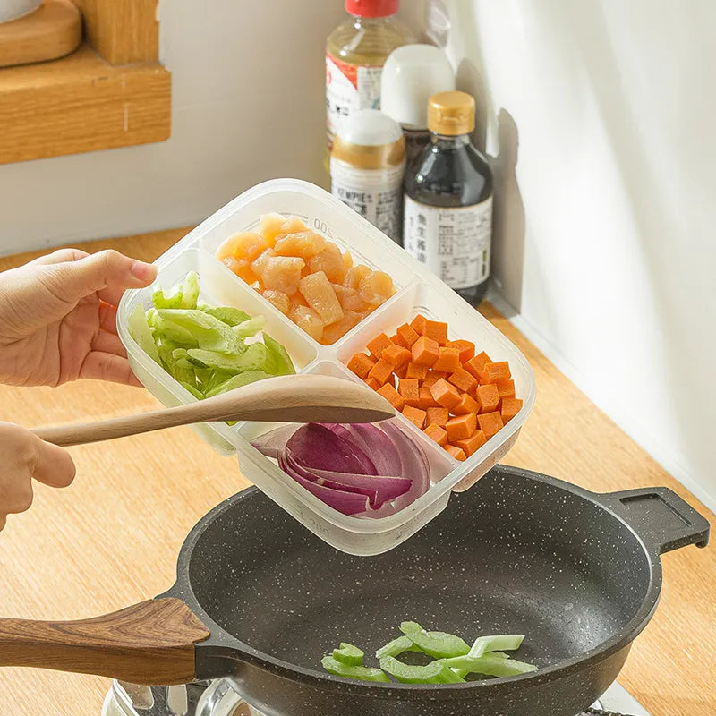 4 Compartment Food Container