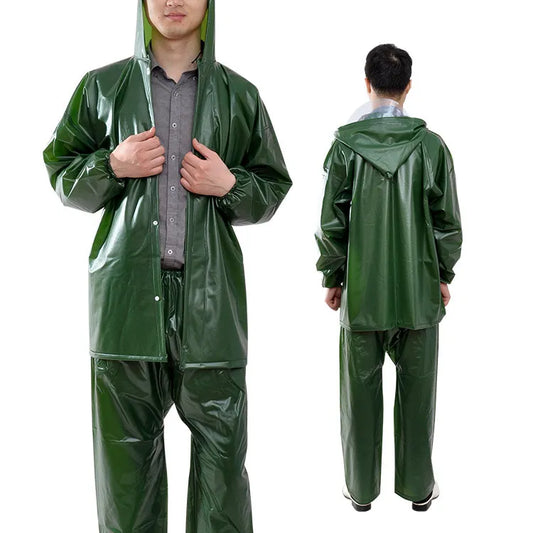 Unisex Pants and Jacket Raincoat Set