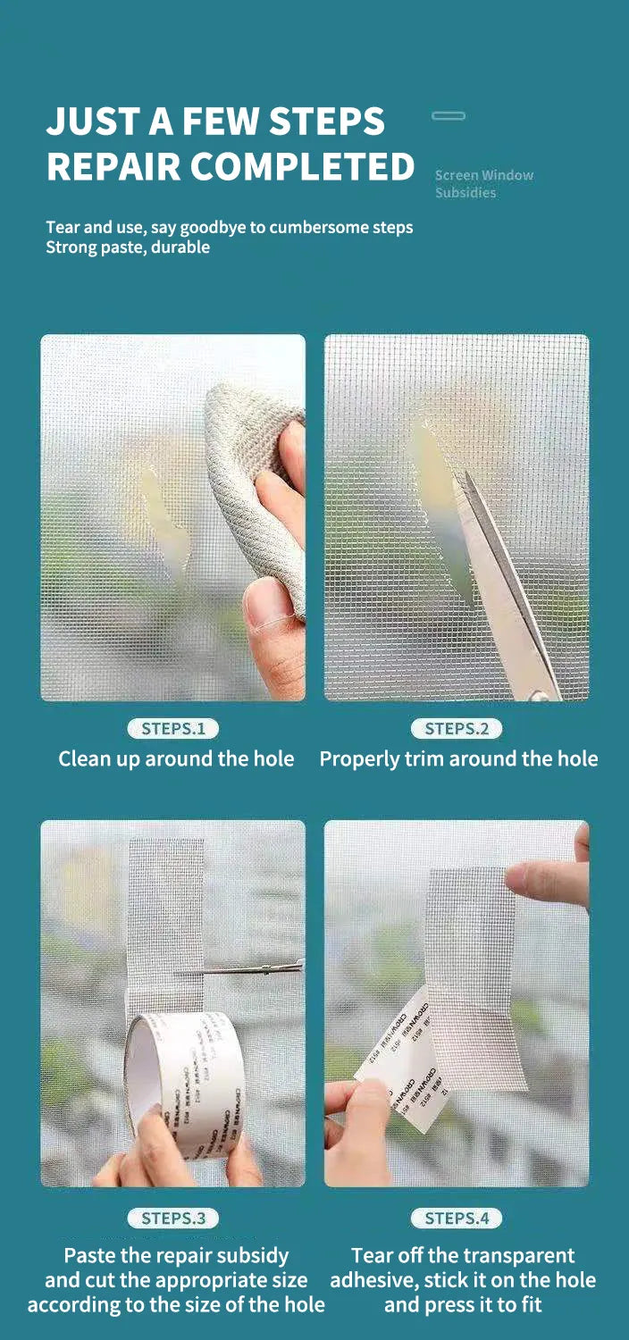 Window Screen Repair Kit