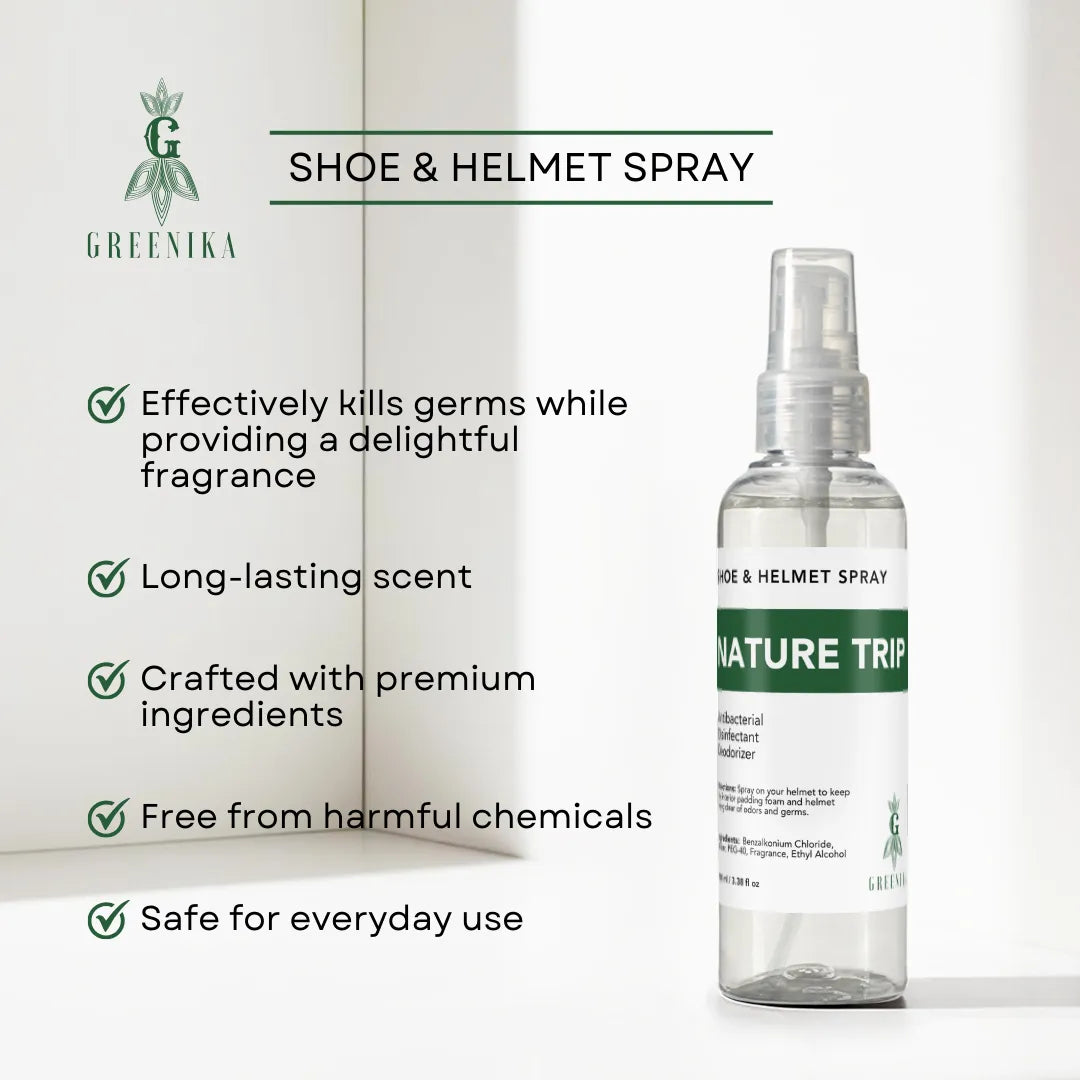 GREENIKA Shoe & Helmet Deodorizer Spray