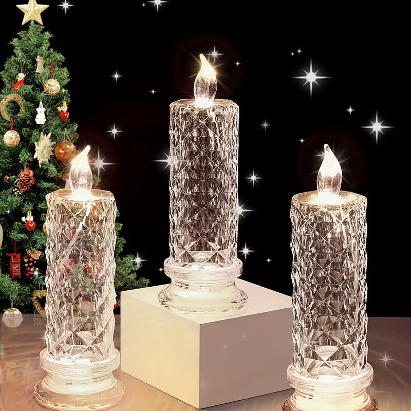 Crystal LED Flameless Candle