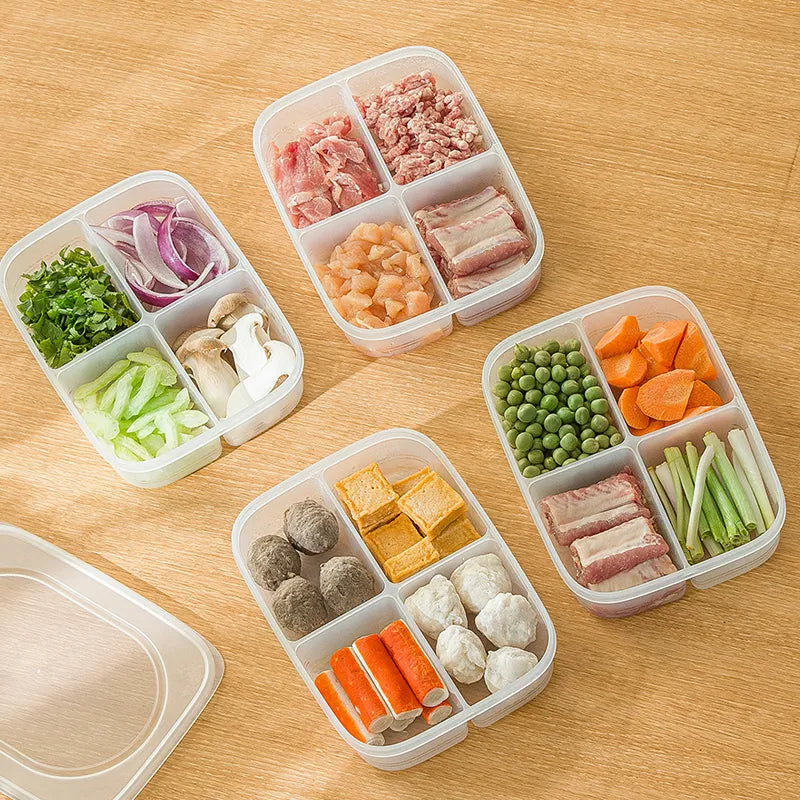 4 Compartment Food Container
