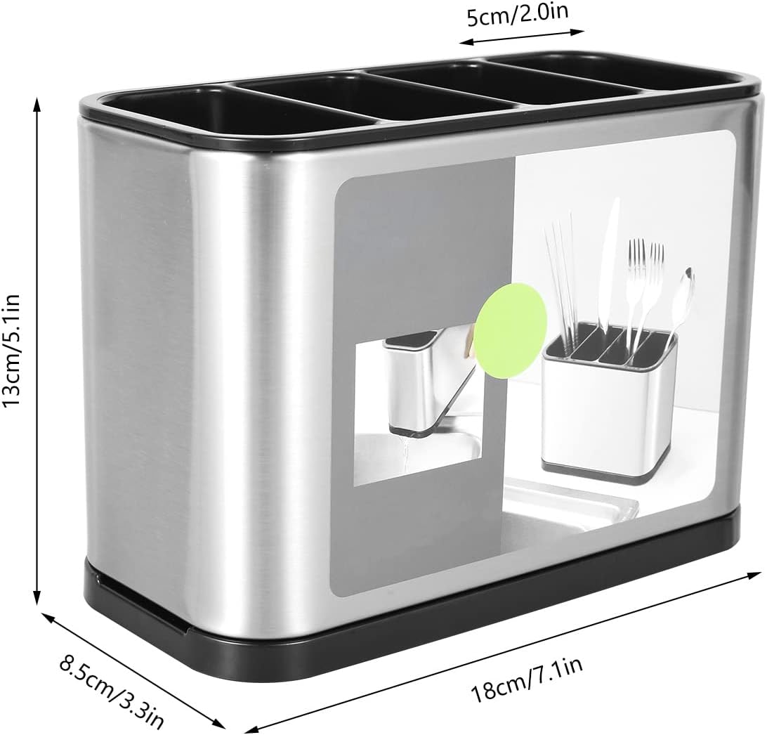 Stainless Steel Large Capacity Cutlery Organizer