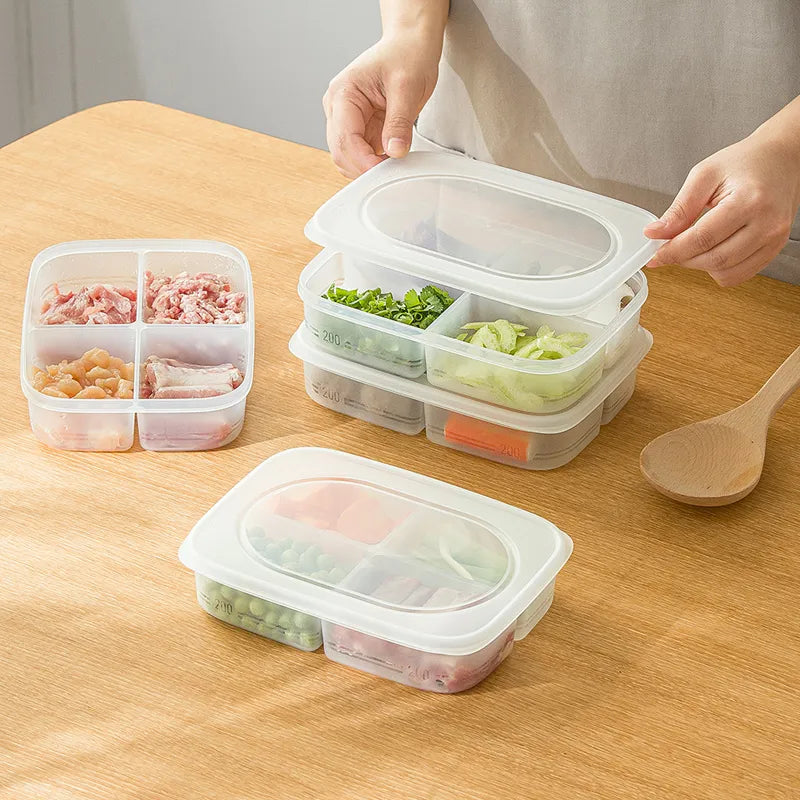 4 Compartment Food Container