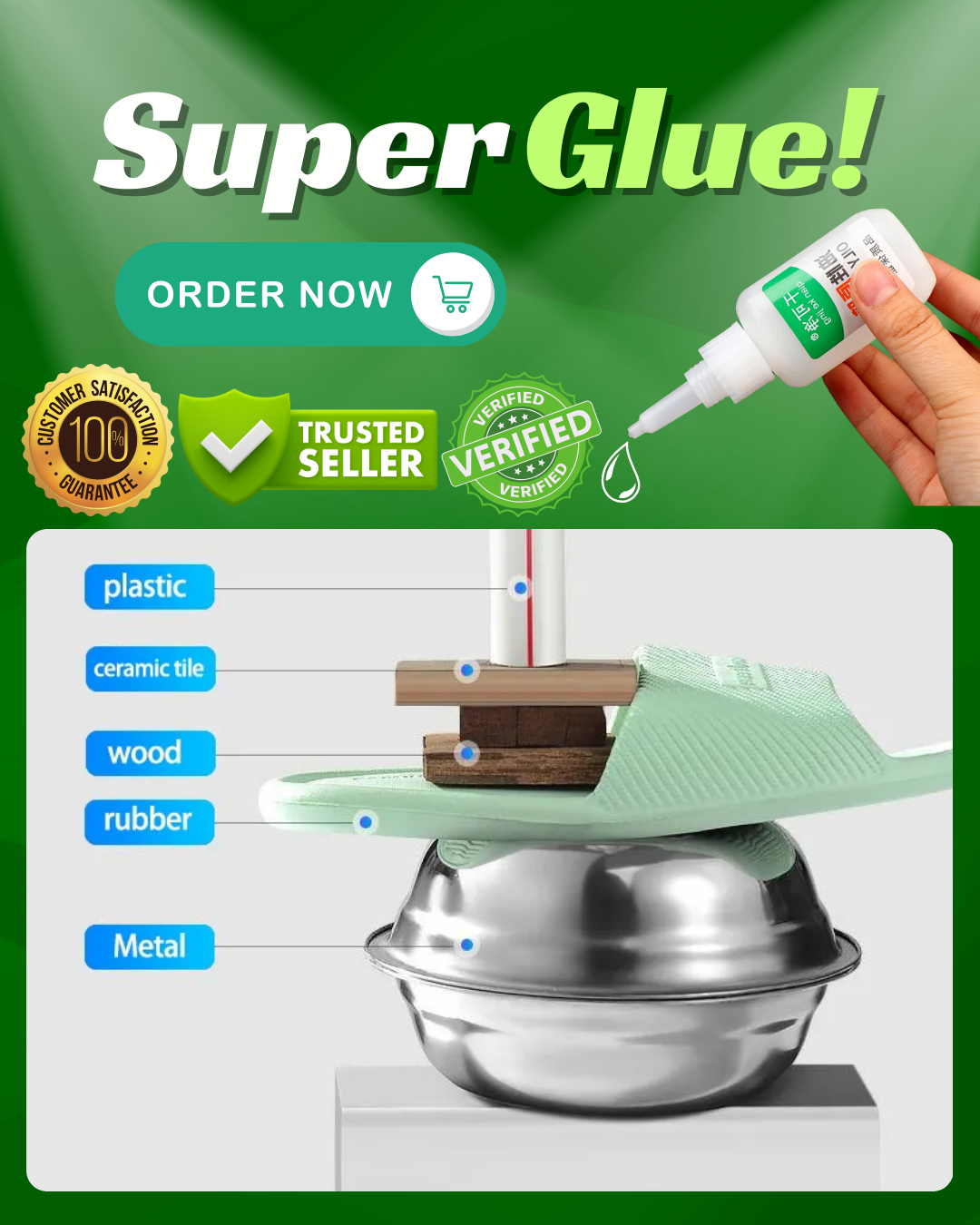 BUY 3 TAKE 1 ! Universal Super Adhesive Glue