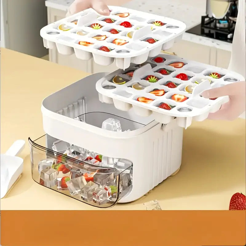 Easy Press Ice cube Maker Bucket