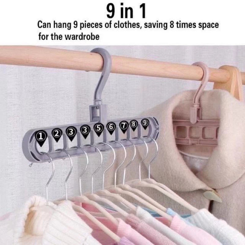 9-Hole Clothes Hanger