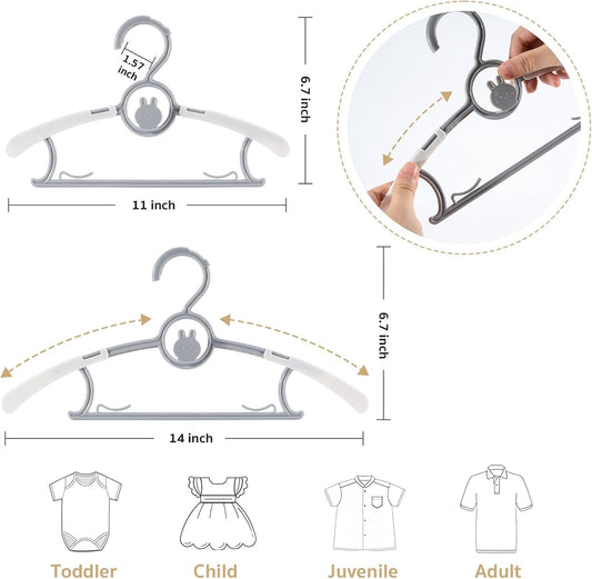 Stackable Adjustable Kids Clothes Hanger