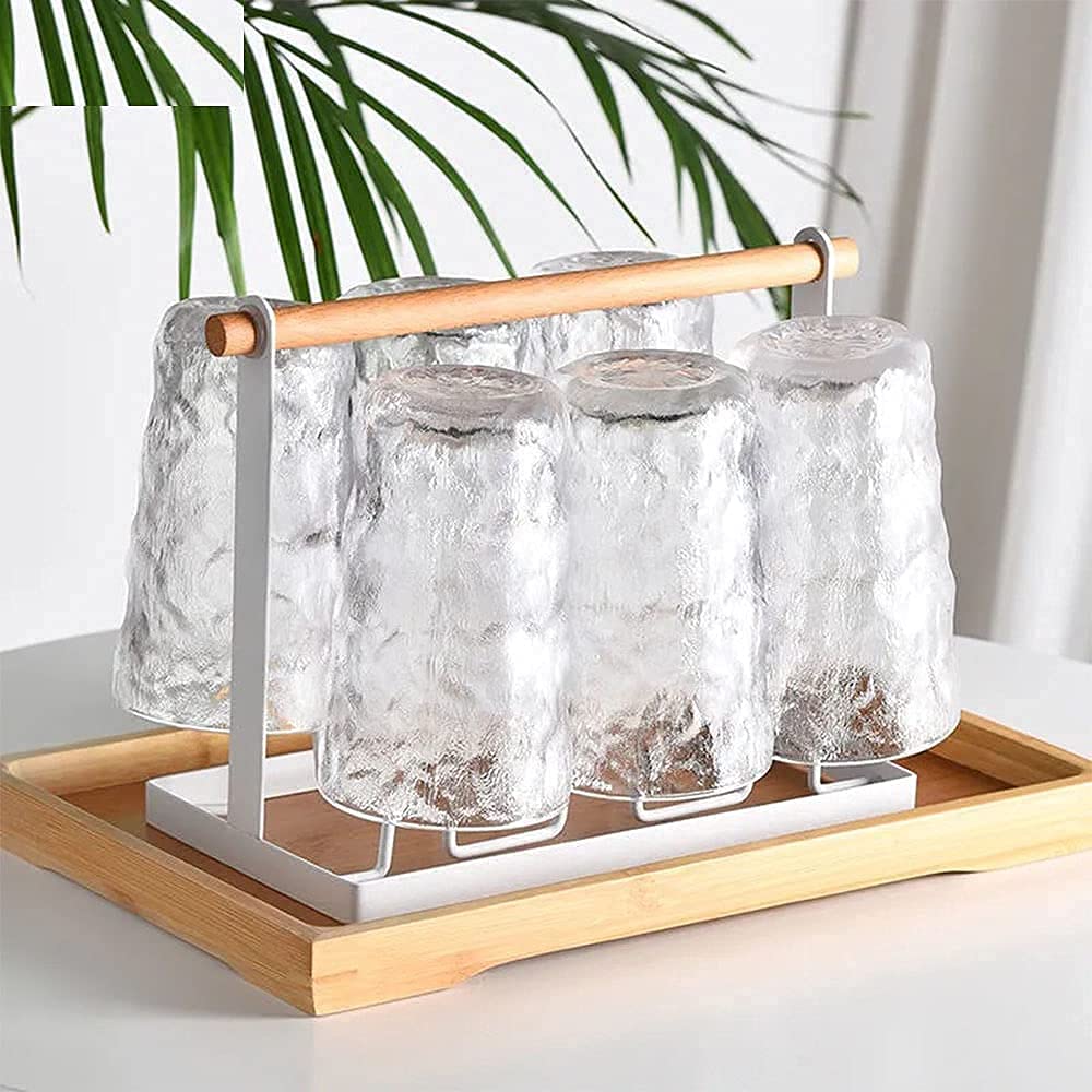 Glacier Pattern Glass Cup