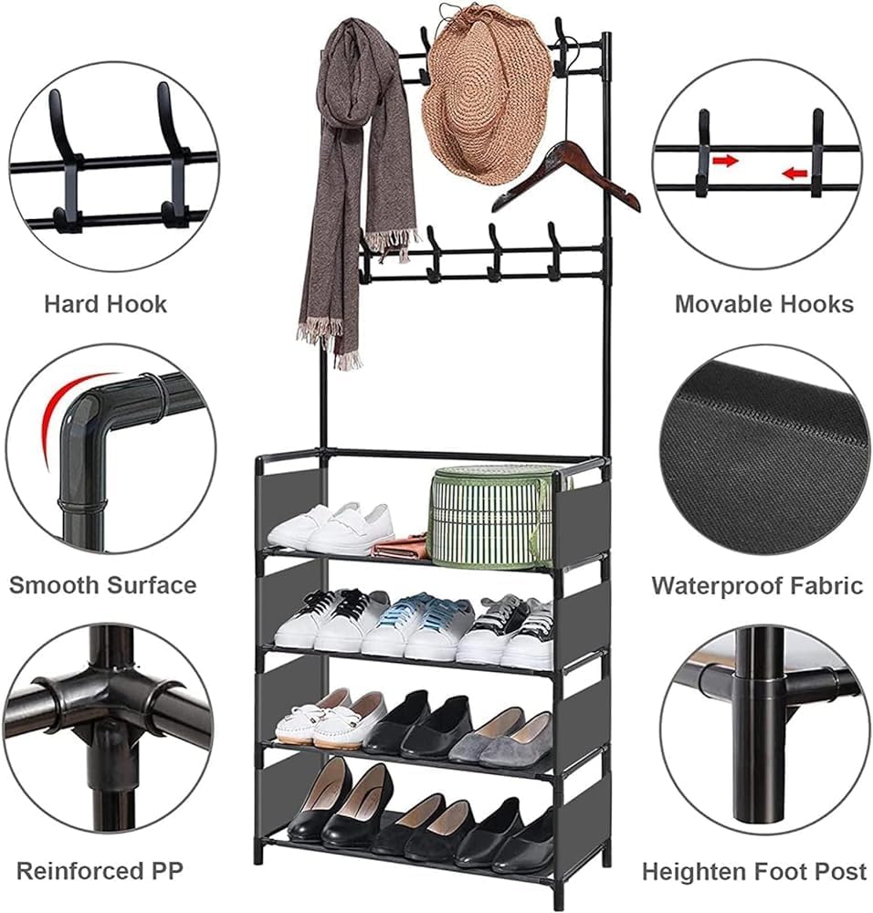 4 Layer Multifunctional Shoe Rack Organizer