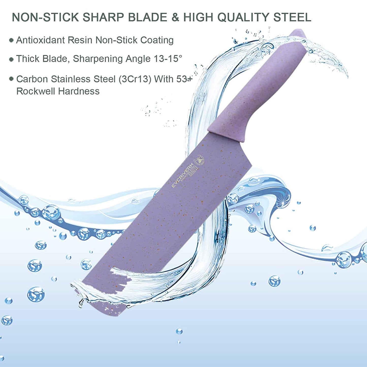 6 Pieces Kitchen Knife Set