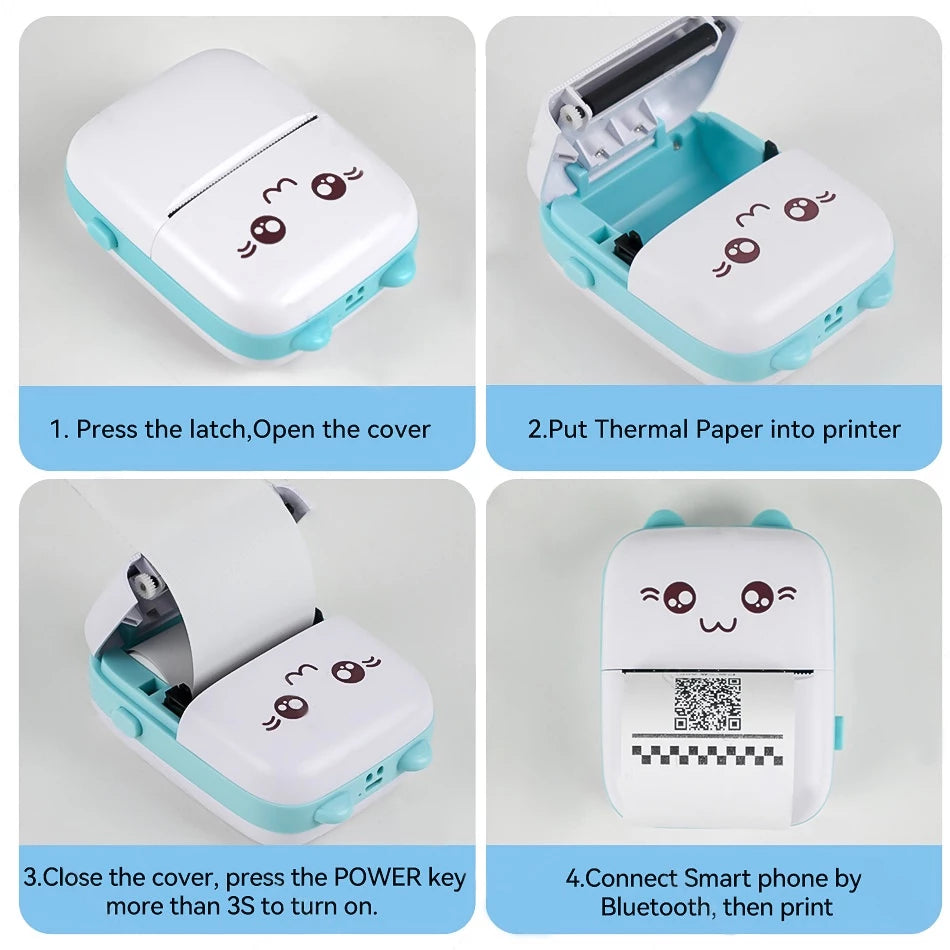 Mini Portable Bluetooth Thermal Printer