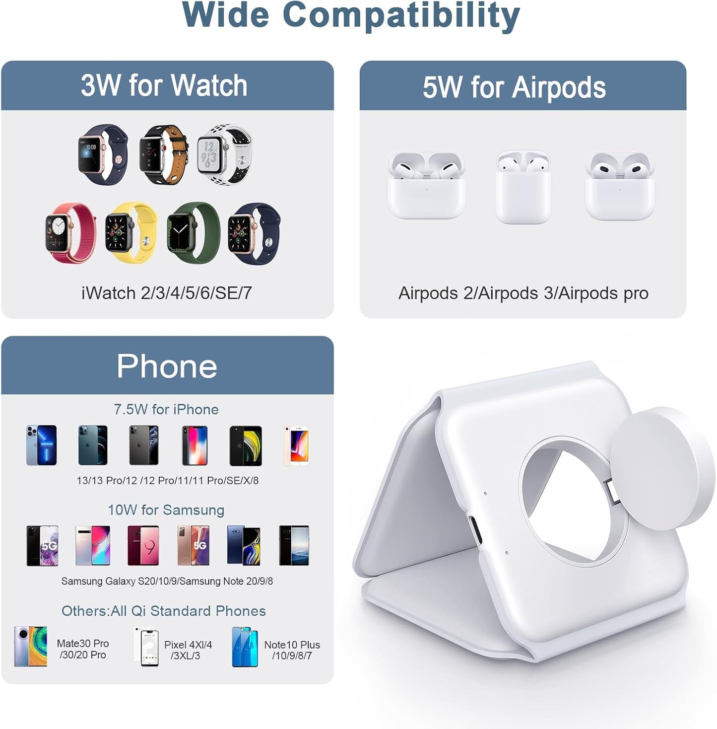 3 in 1 Magnetic Wireless Charger