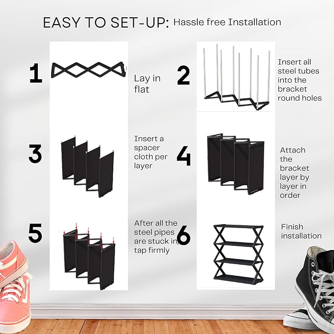 4 Layer Shoe Rack