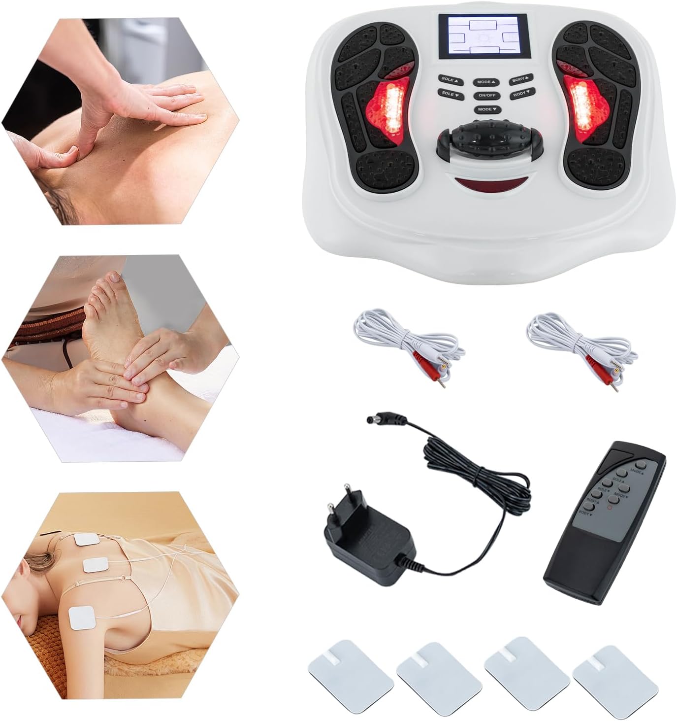 EMS Electronic Muscle Stimulator Smart Acupressure Foot Reflexology Massager