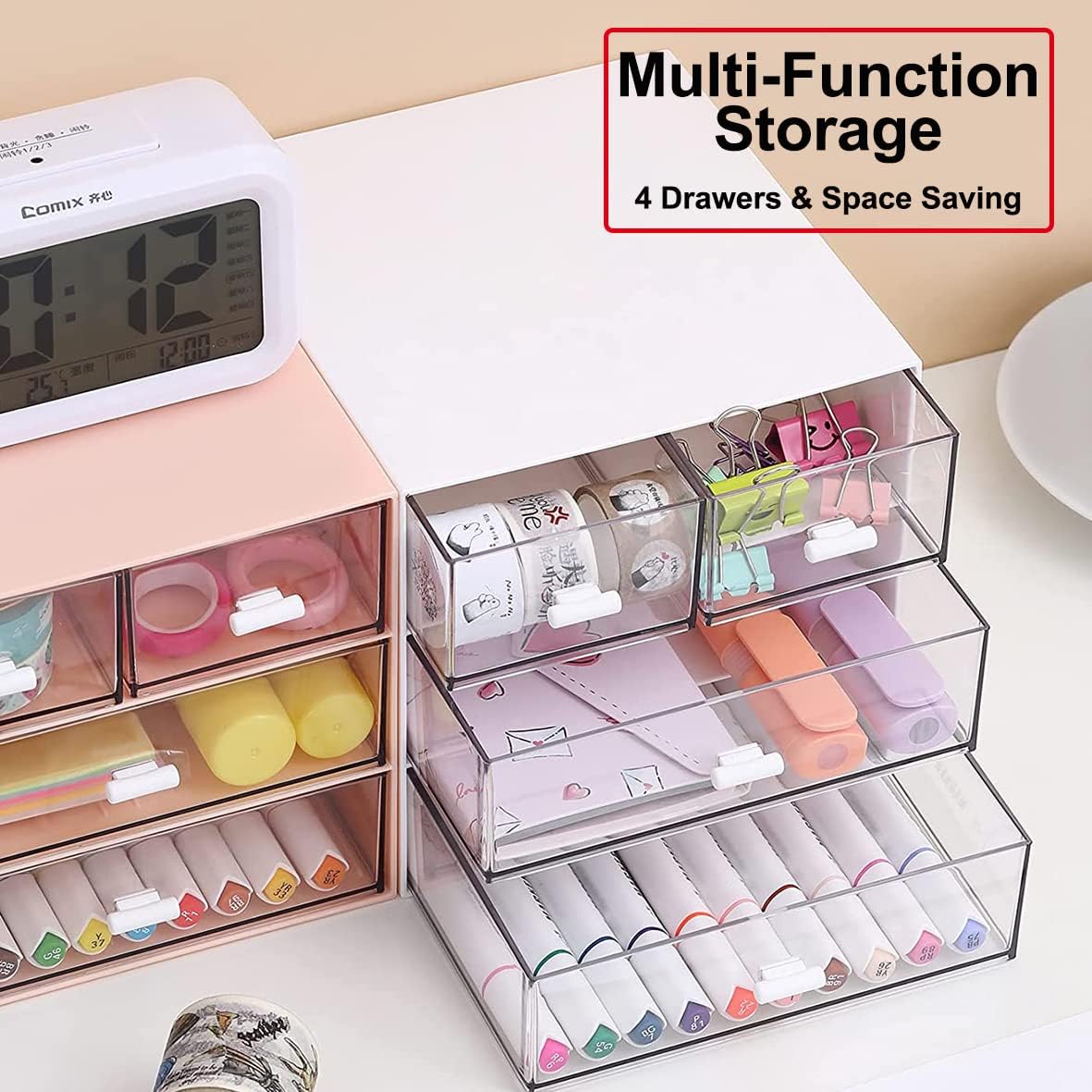 Multi-Layer Desktop Storage Organizer for a Clean & Productive Space ✨
