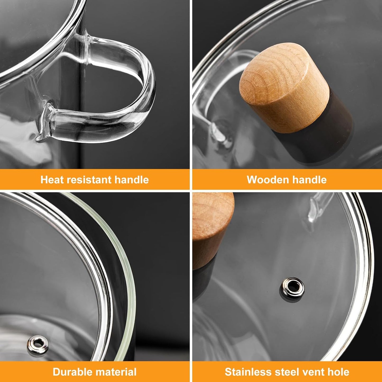 BUY 1 TAKE 1 THICK CLEAR GLASS COOKING POT