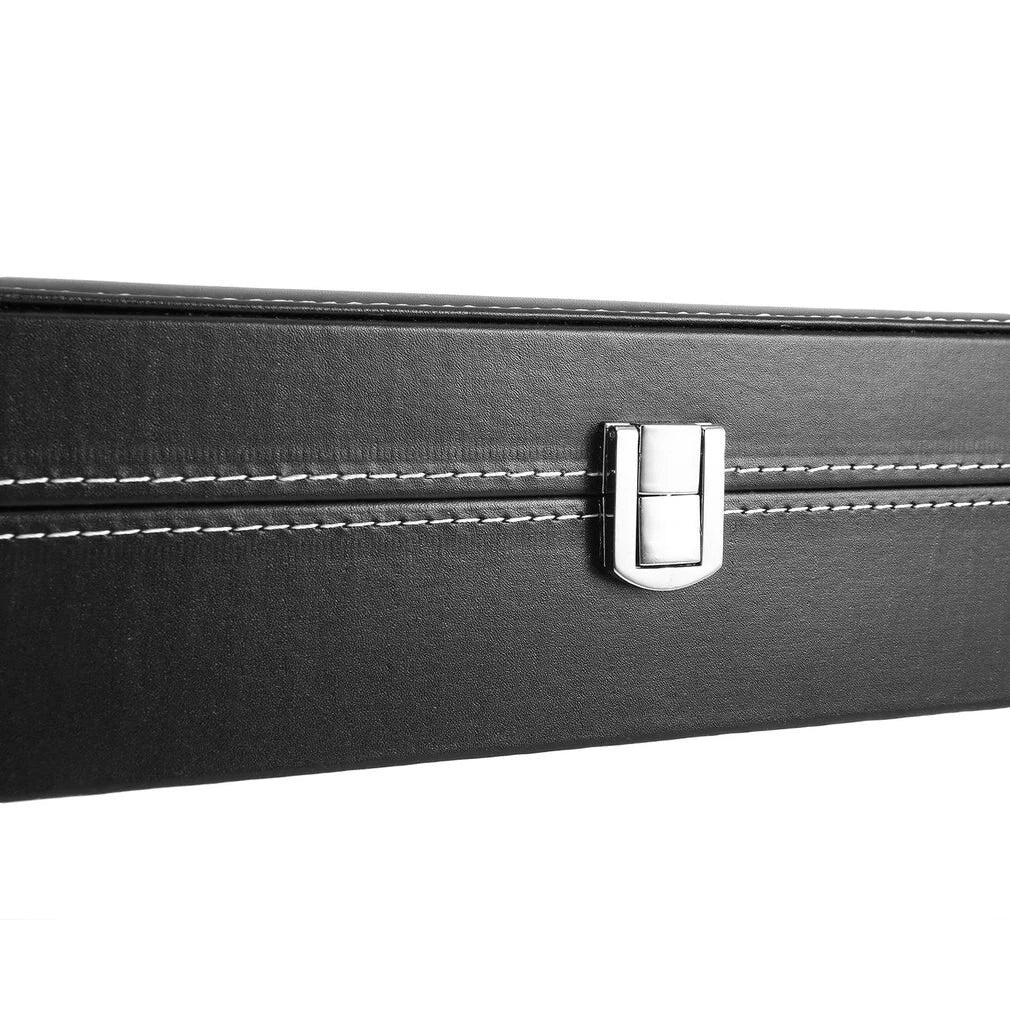 6 Grid Leather Watch Box