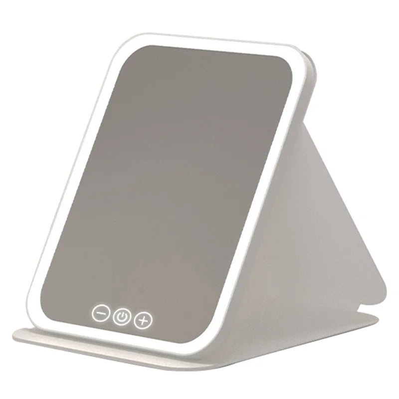 Compact Mirror with LED Lighting