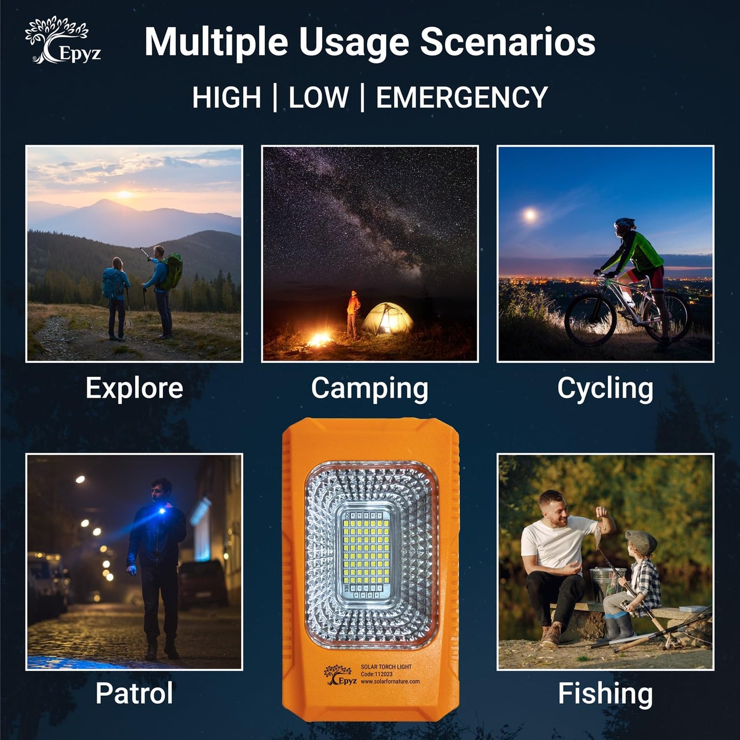 Rechargeable Solar LED Light