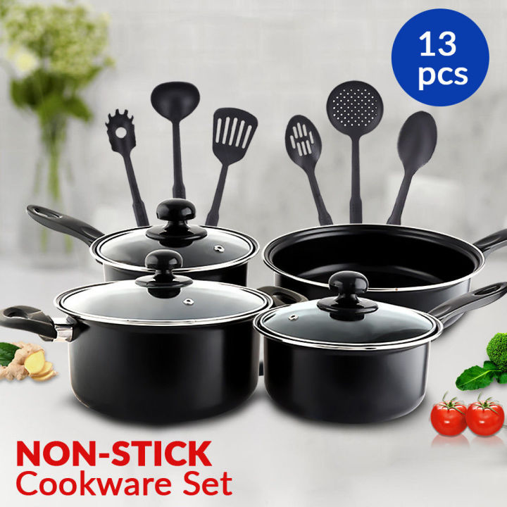 13PCS NON-STICK COOKWARE SET