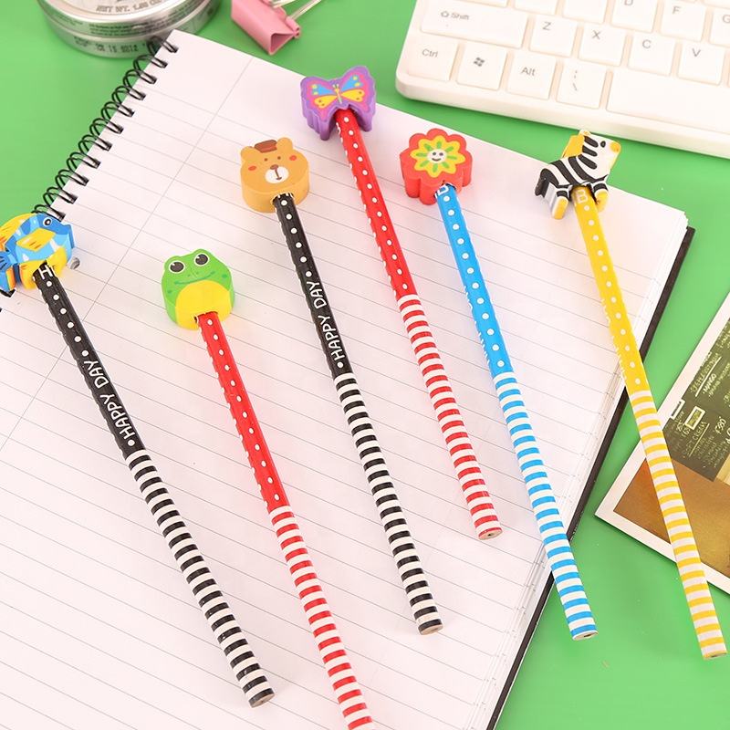 10pcs Pencil with Detachable Eraser