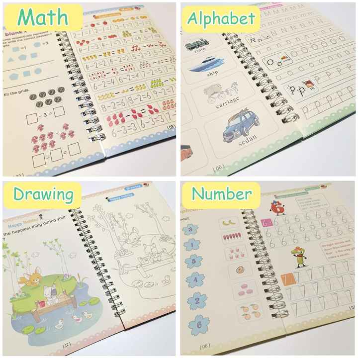 MAGIC GROOVE Practice Copybook for Kids