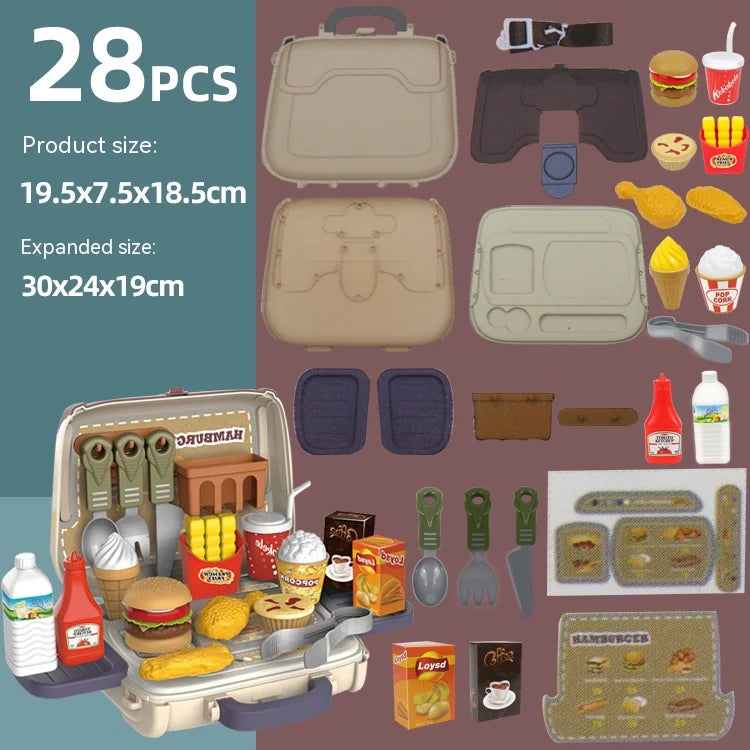 Kids Play Pretend Handbag Toy Set