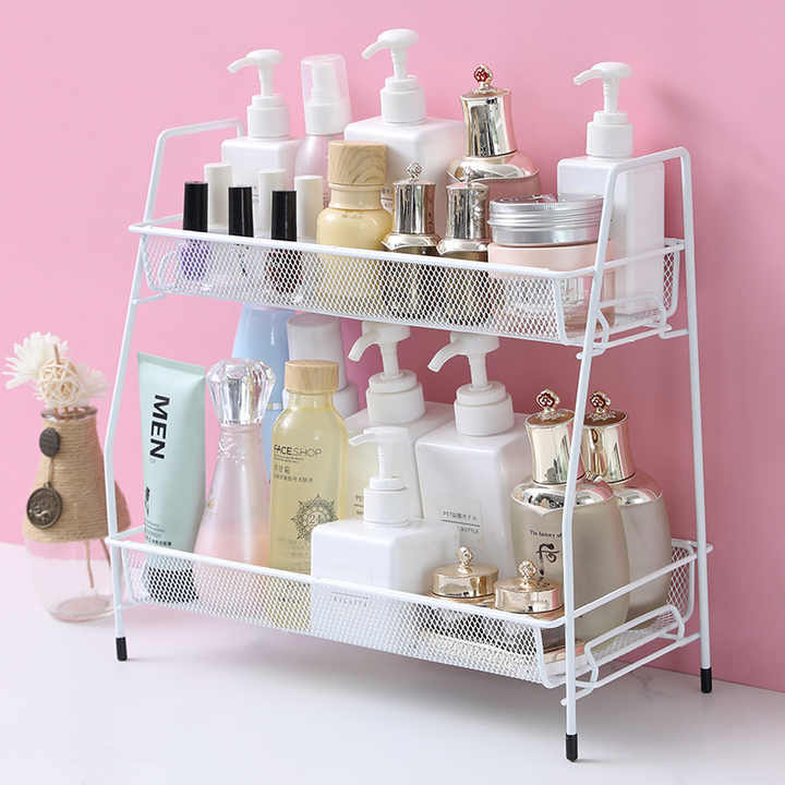 Double Layer Metal Mesh Rack