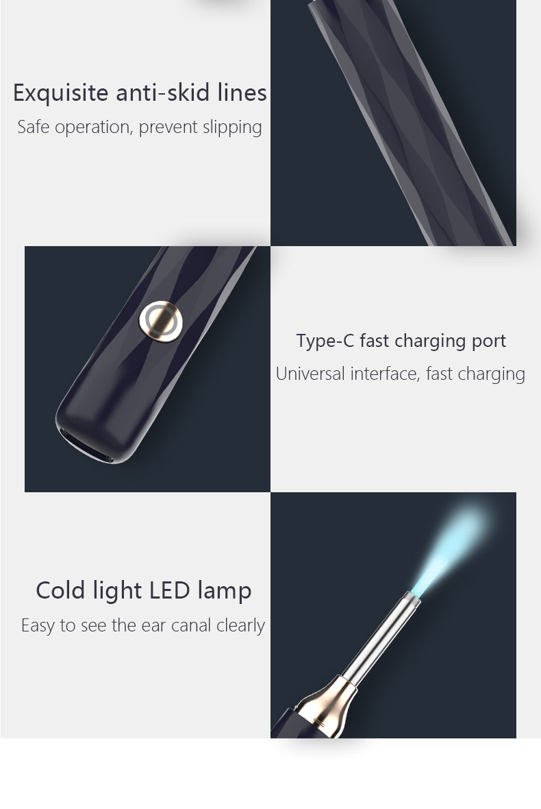 Wireless WIFI Electric Ear Pick Tool Earwax Removal Kit