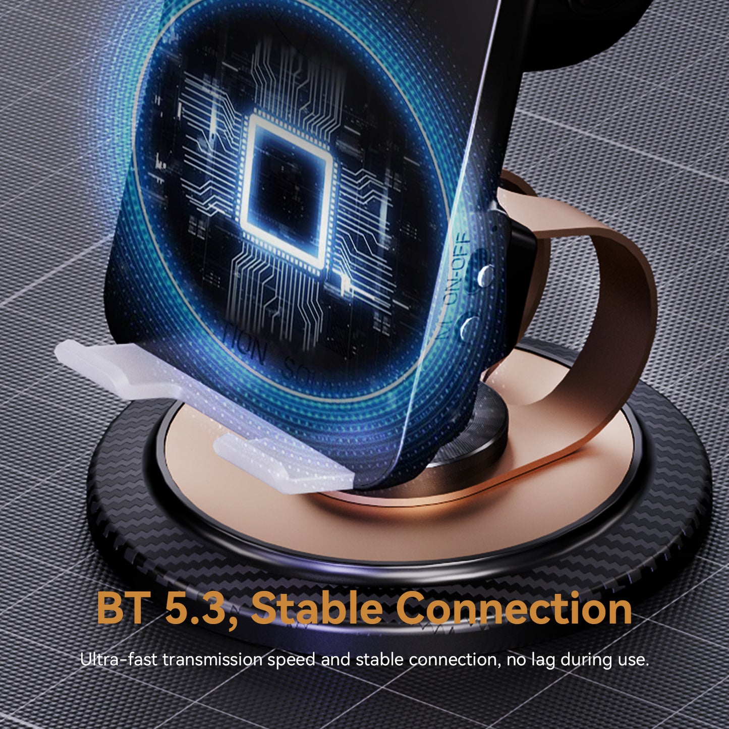 Wireless Bluetooth Audio Sensor Speaker Phone Holder