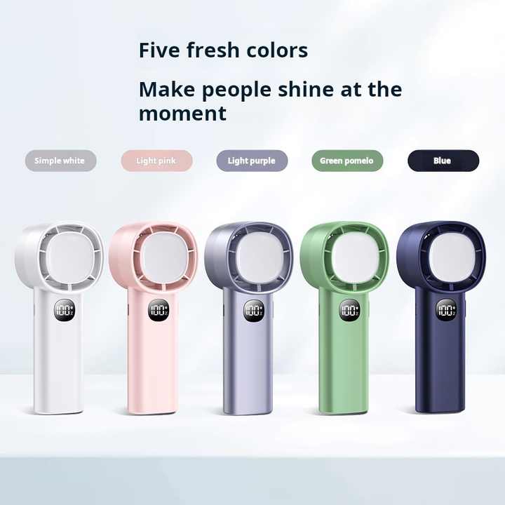 100 Speed Handheld Fan with Led Light