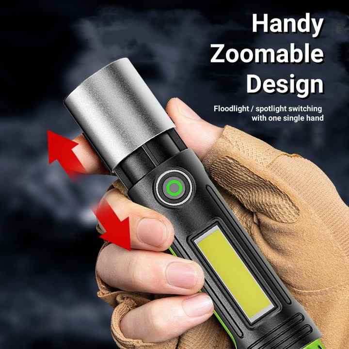 USB Rechargeable Torch Flashlight