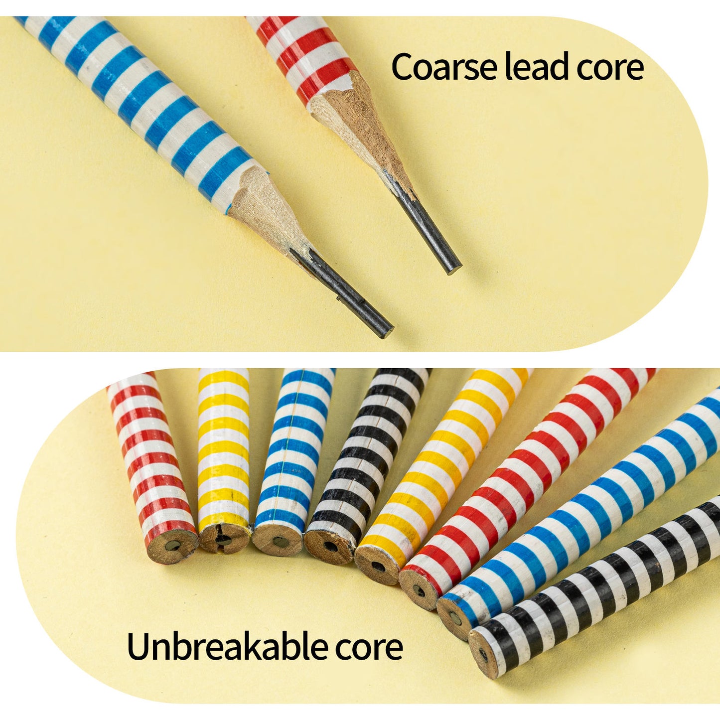 10pcs Pencil with Detachable Eraser