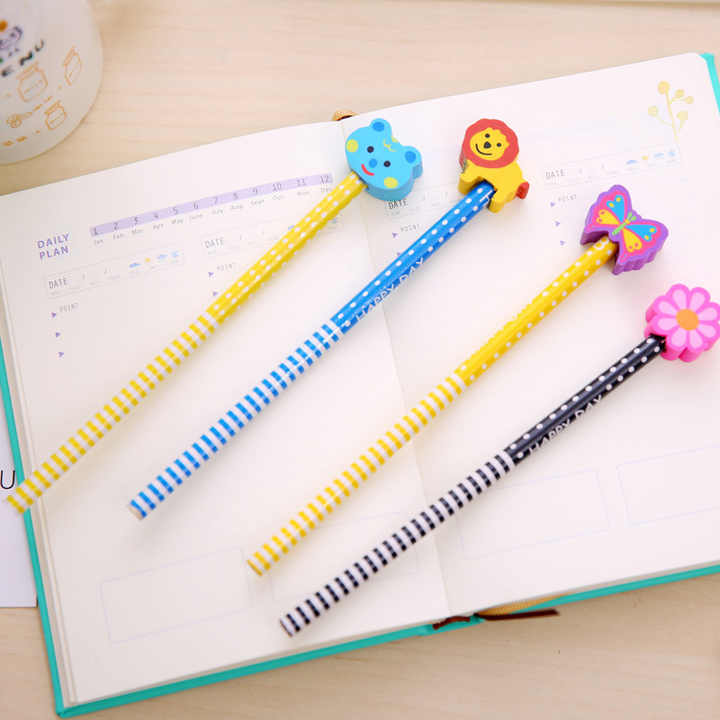 10pcs Pencil with Detachable Eraser