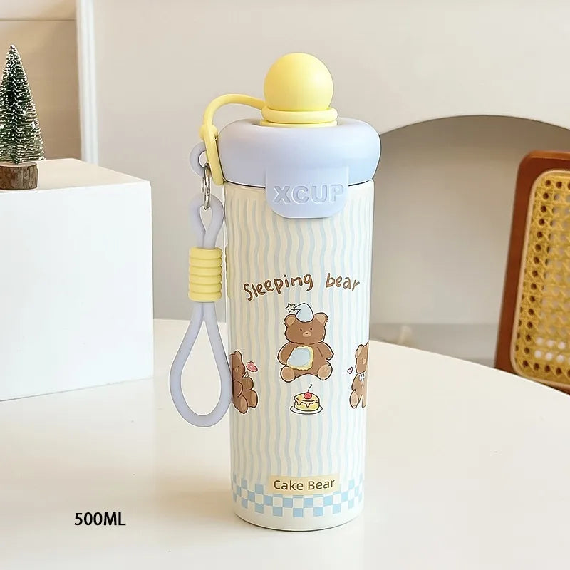 Kawaii Stainless Steel Tumblers 500ml