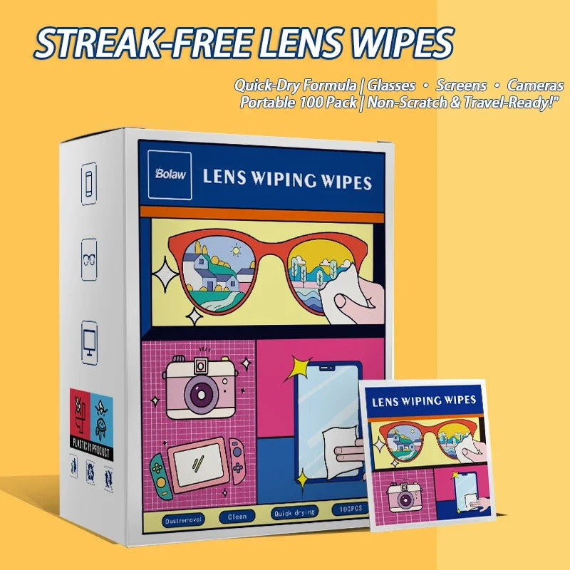 Anti-fog Lens Cleaning Wipes