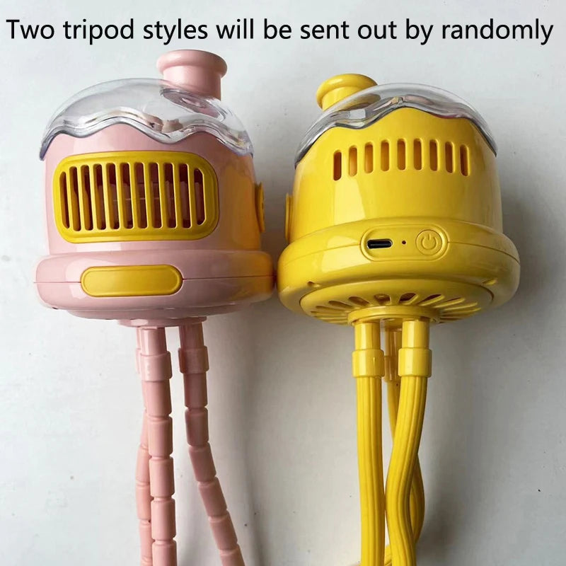 Automatic Oscillating Fan with Flexible Tripod & Night Light