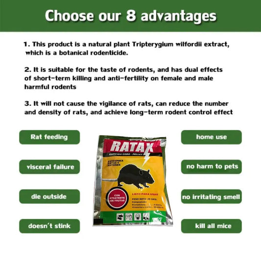 RATAX Rat Pellet Bait 20g