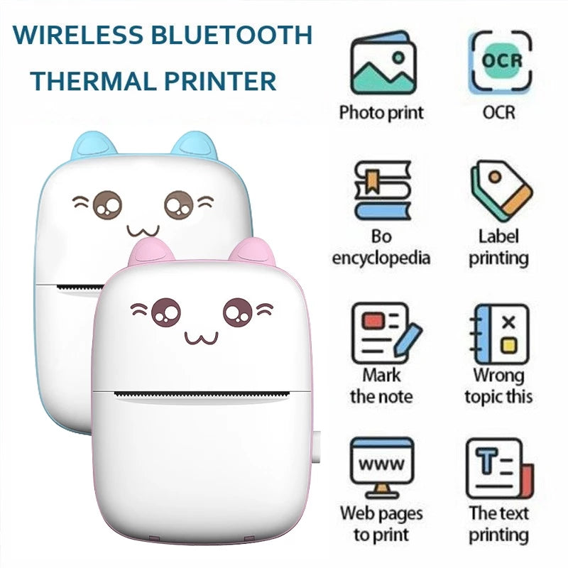 Mini Portable Bluetooth Thermal Printer