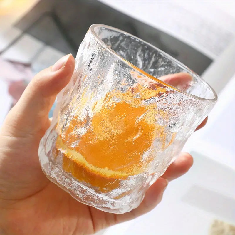 Glacier Pattern Glass Cup