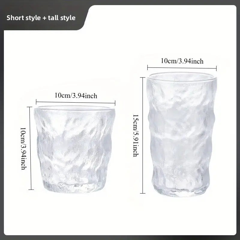 Glacier Pattern Glass Cup