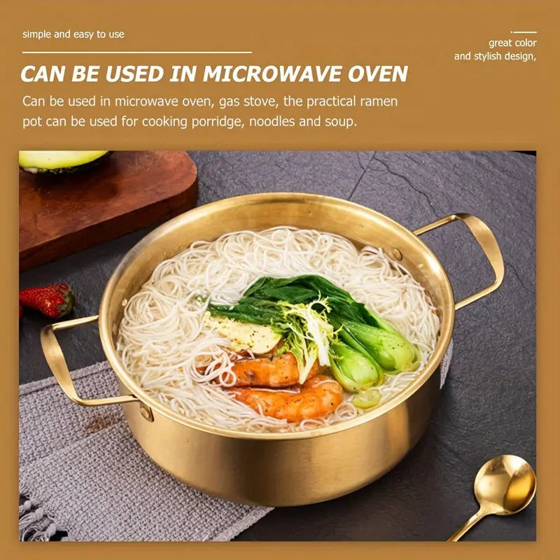 18cm Stainless Steel Noodle Pot with Lid