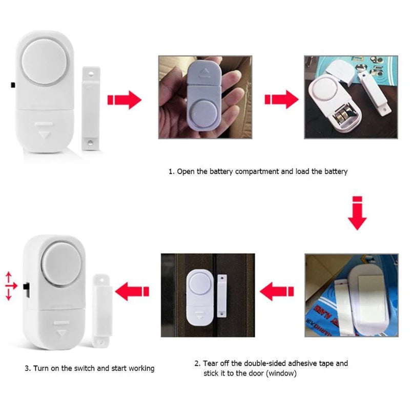 Wireless Door And Window Entry Alarm