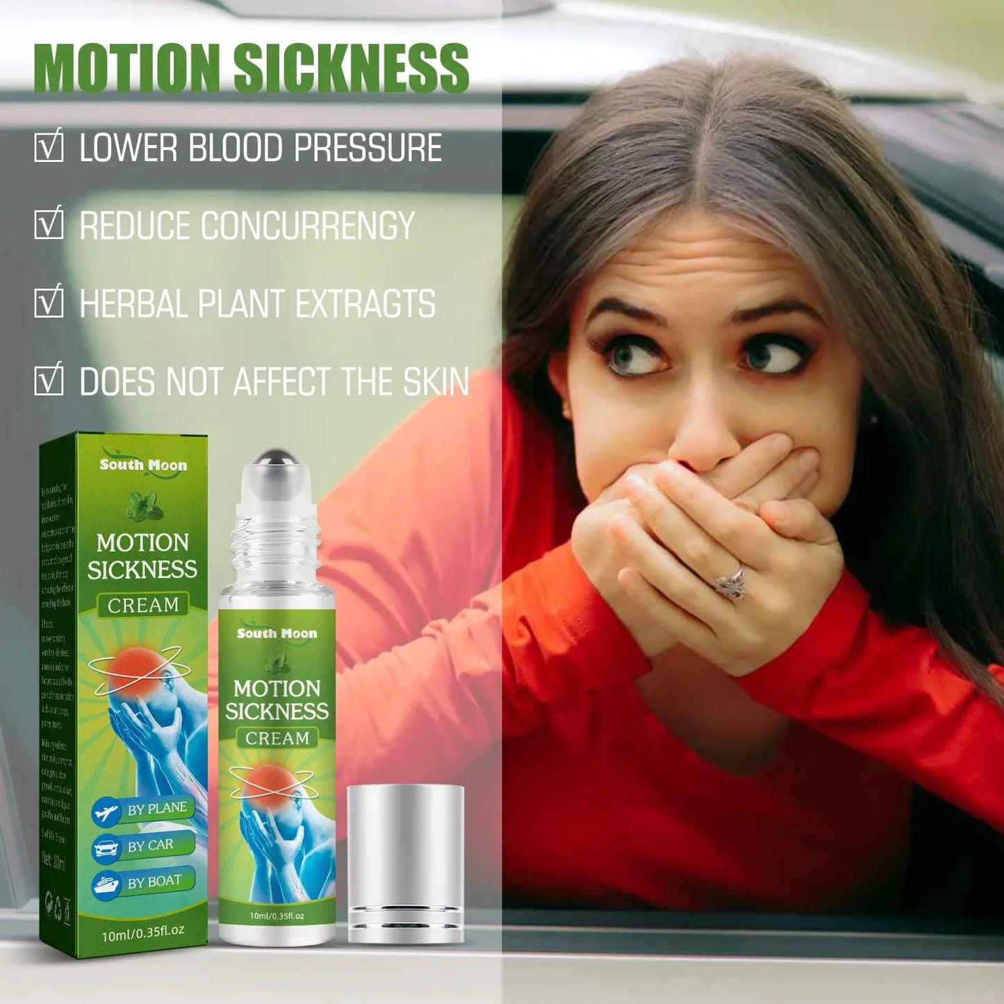 10ML Motion Sickness Oil Roller Bal Cream