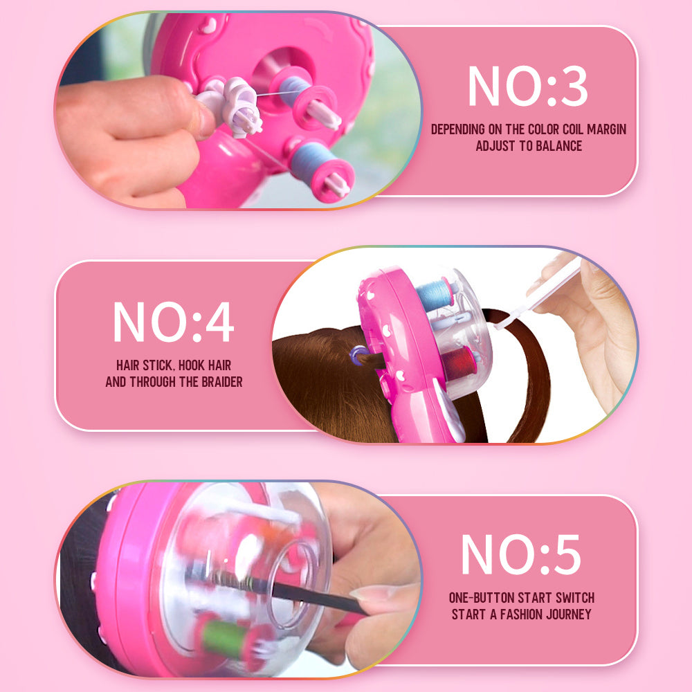 AUTOMATIC HAIR BRAIDER FOR GIRLS