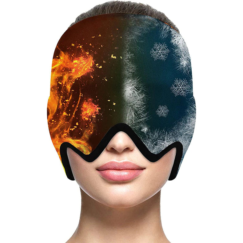 Migraine Relief Cap Gel Hot Cold Compress