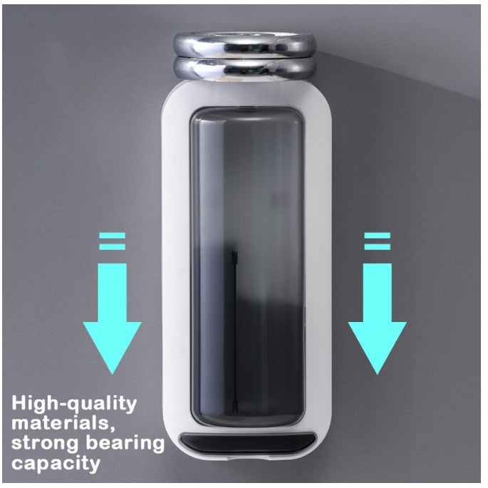 WALL-MOUNTED ROTATABLE UTENSILS / TOOTHBRUSH HOLDER
